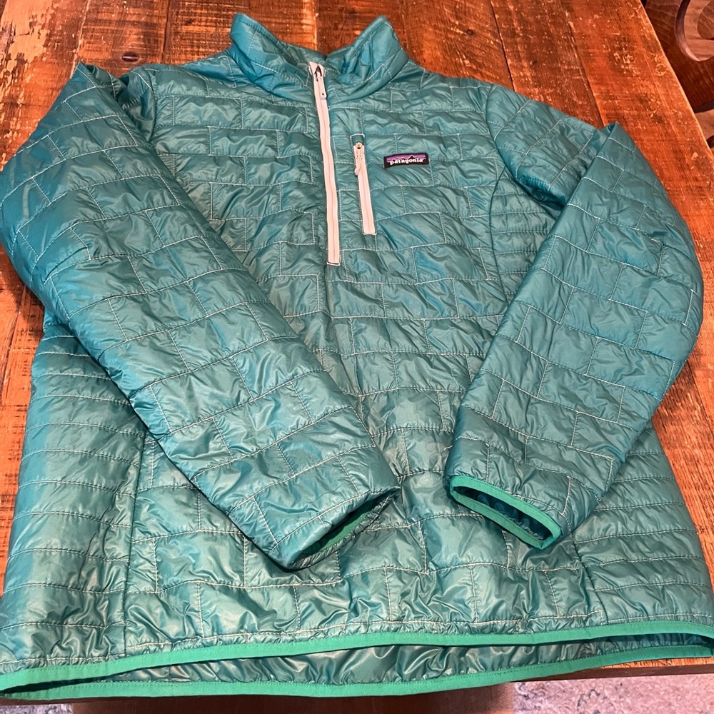 Patagonia Nanopuff Half Zip Quilted Jacket